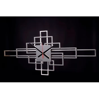 Дизайнерський годинник Level — нікель глянець