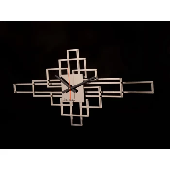 Дизайнерський годинник Level — нікель глянець