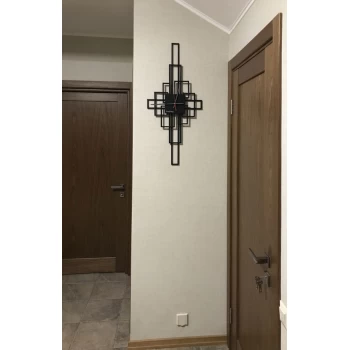 Дизайнерський годинник Level - нікель сатин