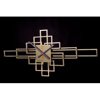 Дизайнерський годинник Level - золото глянець