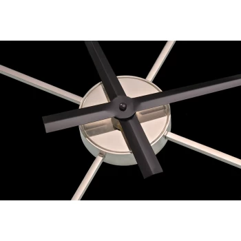 Дизайнерський годинник Elegance - нікель глянець