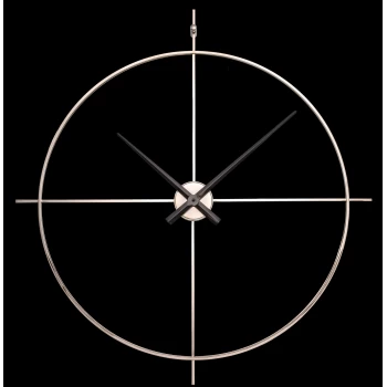 Дизайнерський годинник Elegance - нікель глянець