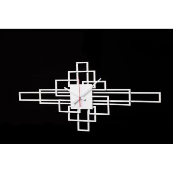 Дизайнерський годинник Level - білий