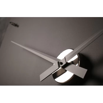 Дизайнерський годинник Sticks — нікель глянець