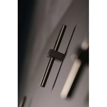 Дизайнерський годинник Sticks — нікель глянець