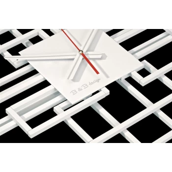 Дизайнерський годинник Level - білий