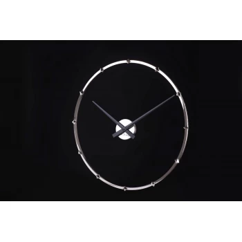 Дизайнерський годинник Delight — нікель глянець