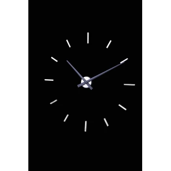 Дизайнерський годинник Segments -нікель глянець