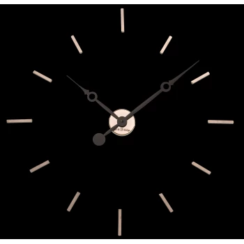 Дизайнерський годинник Segments -нікель глянець