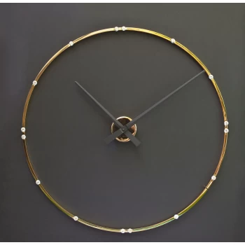 Дизайнерський годинник Crystal - золото глянець