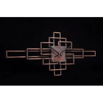 Дизайнерський годинник Level — мідь