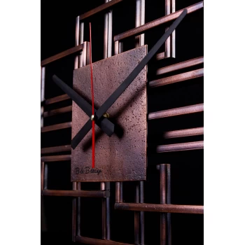 Дизайнерський годинник Level — мідь