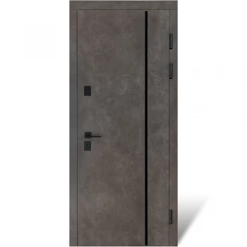 Вхідні металеві двері в квартиру – Термо Ультра мод. №546/607-дзеркало