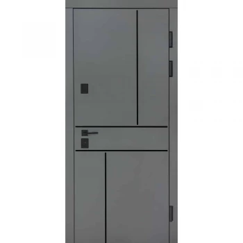 Квартирні двері – Ультра мод. №557/607 дзеркало