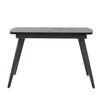 Стол раскладной глазурованное стекло Largo Iron Grey (Ларго Айрон Грей) 120-180 см