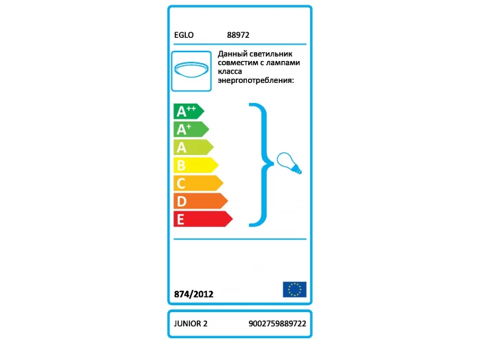  Світильник настінно-стельовий JUNIOR 2  3 — замовити в PORTES.UA