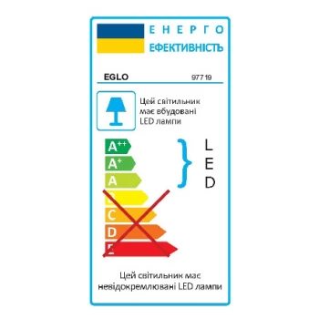 Світильник настінно-стельовий SIDERNO