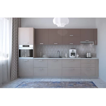 Модульная кухня Латэ Какао 3350 мм