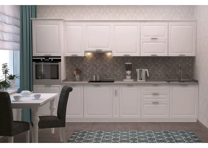  Модульная кухня Марсель белый шёлк 3400  1 — купить в PORTES.UA