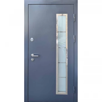 Форт двери Киев • Стандарт Металл Афина металл/МДФ Стеклопакет 860