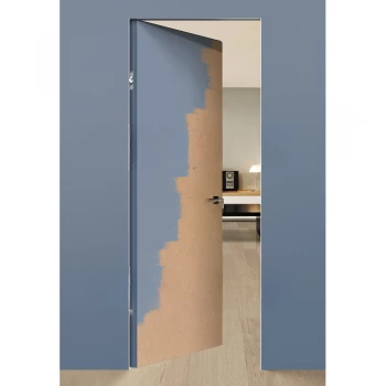 Открытая дверь скрытого монтажа