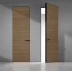 Скрытые двери SHPON, коробка алюминиевая, полотно шпонированное
