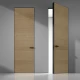 Скрытые двери SHPON, коробка алюминиевая, полотно шпонированное