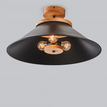 Светильник потолочный Schoolhouse light D500 Black