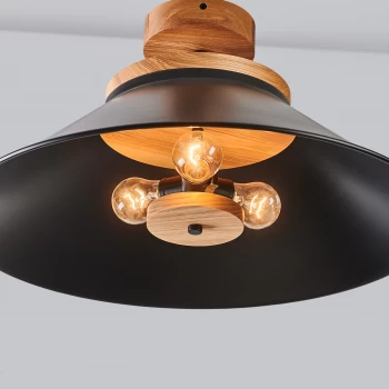 Светильник потолочный Schoolhouse light D500 Black