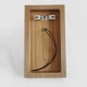 Настінний світильник Opal Wooden Light Сучасний бра для спальні в стилі лофт