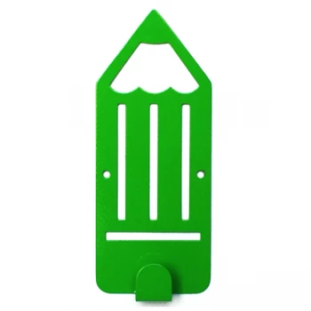 Вішалка настінна Дитяча Glozis Pencil Green H-042 16 х 7см