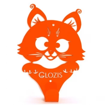 Вішалка настінна Дитяча Glozis Kitty Orange H-016 16 х 13см
