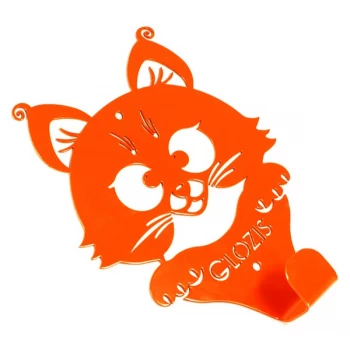 Вішалка настінна Дитяча Glozis Kitty Orange H-016 16 х 13см