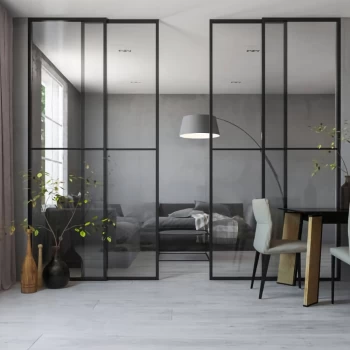 Межкомнатная перегородка для зонирования комнаты, изготовленная из качественных материалов, доступная к заказу недорого - Light • Модель 2