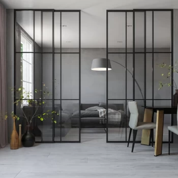 Межкомнатная перегородка для зонирования комнаты, изготовленная по индивидуальным размерам, доступная к покупке в Киеве - Light • Модель 6