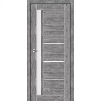 Леадор двері RIM скло сатин