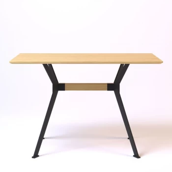 Stealth 120 х 70 черные ноги / натуральный дуб