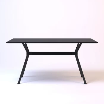 Stealth 160 х 90 черные ноги / черный дуб