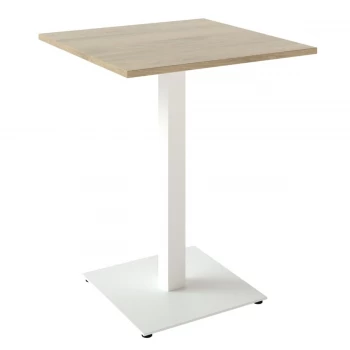 Tetra light 70 х 70 белый металл/дуб ДСП (текстура)