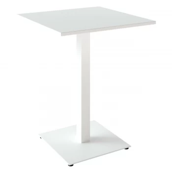 Tetra light 80 х 80 белый металл/белый ДСП (текстура)