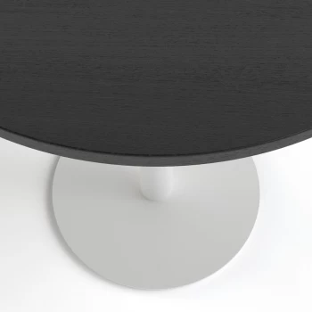 Soul light d-60 білий метал / чорне ДСП (текстура)