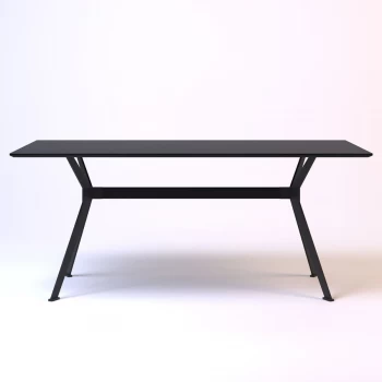 Stealth 180 х 90 чорні ноги / чорний дуб