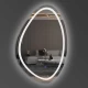 Зеркало ассиметричное с LED подсветкой Breton One 600х900 (подсветка комбинированная)