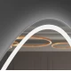 Зеркало ассиметричное с LED подсветкой Breton One 600х900 (подсветка комбинированная)