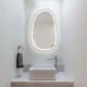 Зеркало ассиметричное с LED подсветкой Dali One 600х900 (подсветка комбинированная)