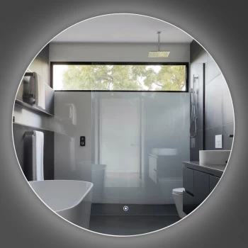 Круглое зеркало на стену Perfection One LED 600