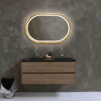 Зеркало настенное с декоративной отделкой Freedom LED 450х750