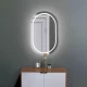Зеркало капсула с LED подсветкой Freedom One 700х1000