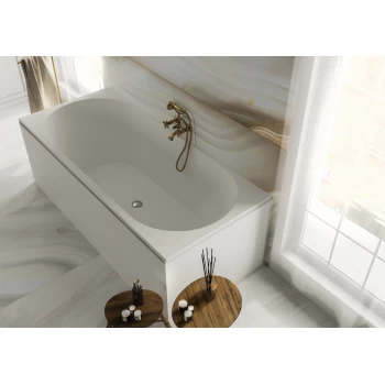 Ванна MIRAGGIO TASMANIA глянцева з литого мармуру