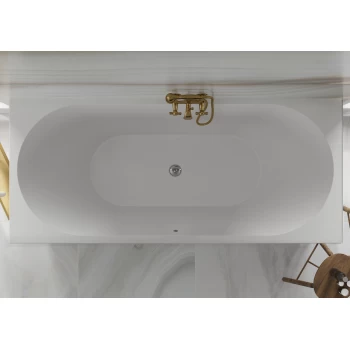 Ванна MIRAGGIO TASMANIA глянцева з литого мармуру